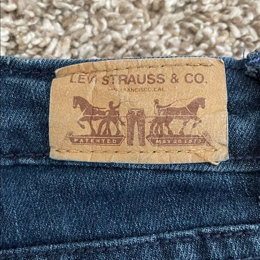 Levi's Girls size 4 Dark Blue Denim Legging